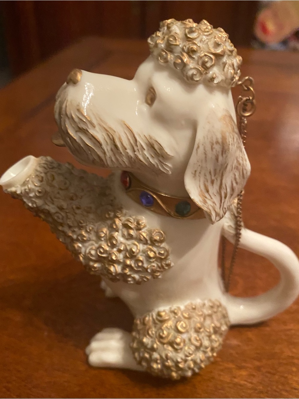 Vintage NiNi Poodle TeaPot Trinket Box